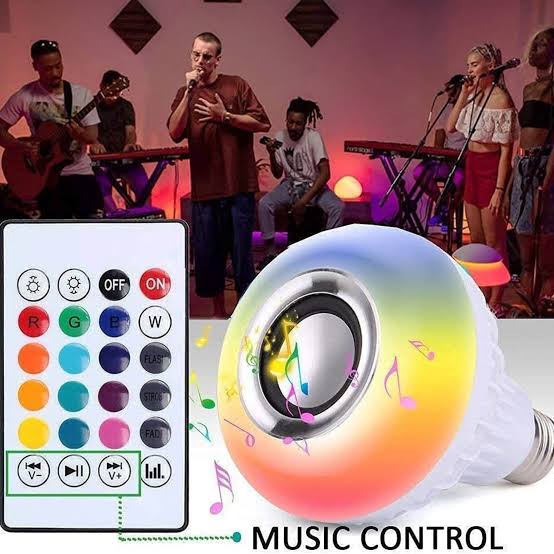 π΅π‘β¨ RGB Bluetooth Music Bulb With Remote π§π