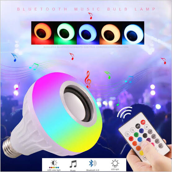 π΅π‘β¨ RGB Bluetooth Music Bulb With Remote π§π