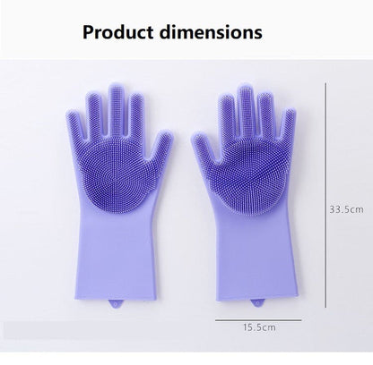 Bakra Eid Gloves PACK OF 2_Silicone Washing Gloves