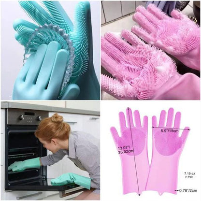 Bakra Eid Gloves PACK OF 2_Silicone Washing Gloves