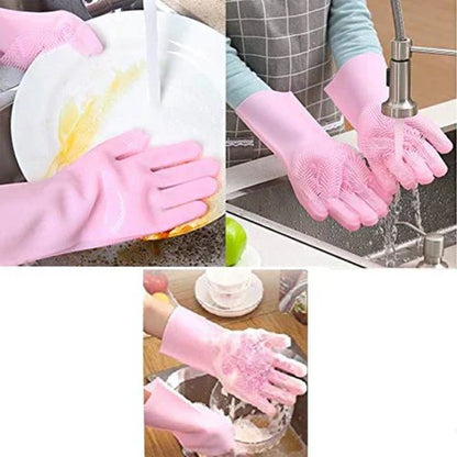Bakra Eid Gloves PACK OF 2_Silicone Washing Gloves
